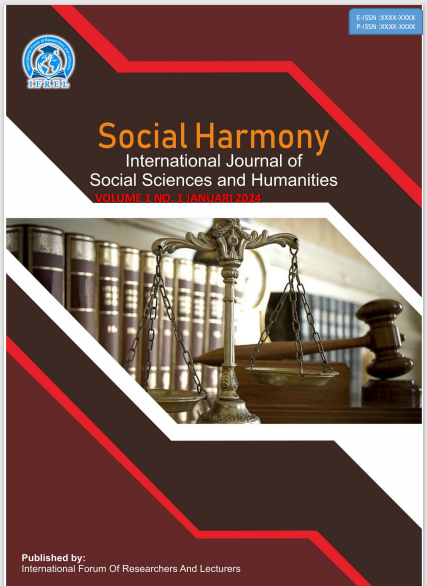 					View Vol. 1 No. 1 (2024): January : Social Harmony: International Journal of Social Sciences and Humanities
				